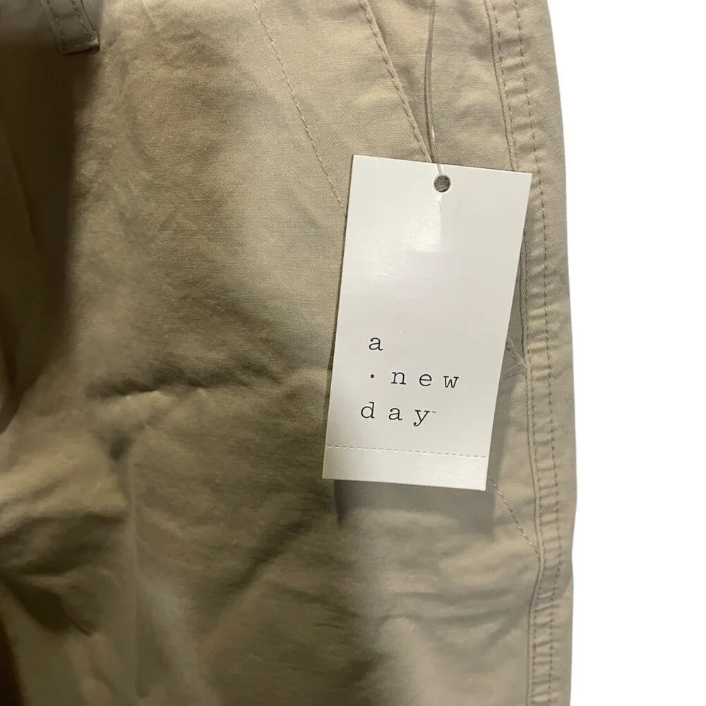 A New‎ Day Women’s High-Rise Straight-Leg Pants Size 8R Beige